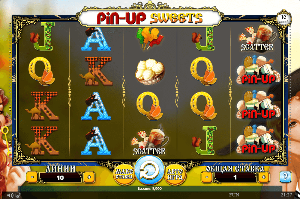 Скриншот игры Pin-Up Sweets